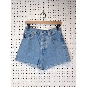 Levis | Ribcage Super High Rise Cut Off Denim Shorts 77879-0076 Sz. 28